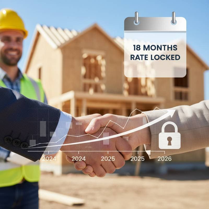 Image for Builders Now Lock Mortgage Rates for 18 Months