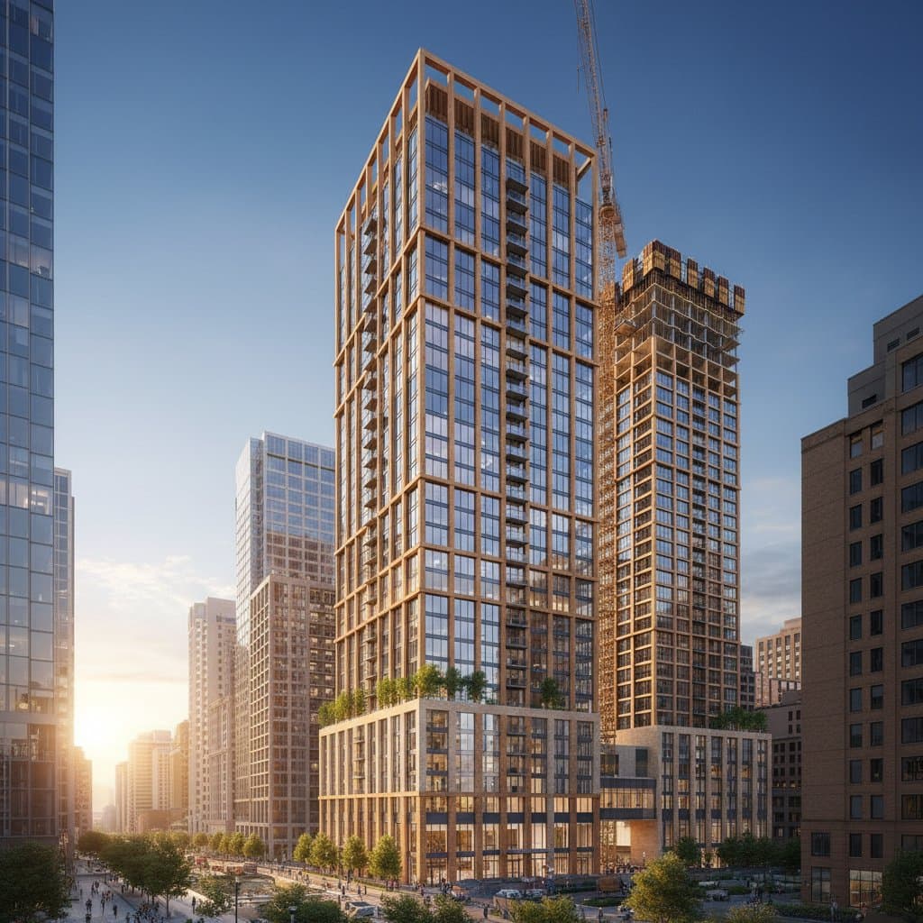 Image for Mass Timber Buildings Now Reach 20 Stories High