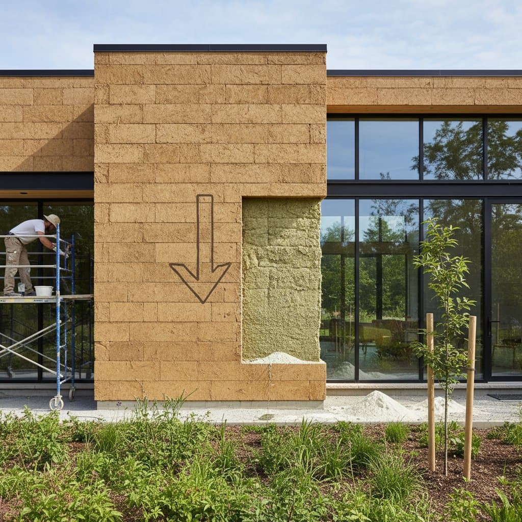 Image for Hempcrete Walls: Fire-Safe Carbon-Negative Building