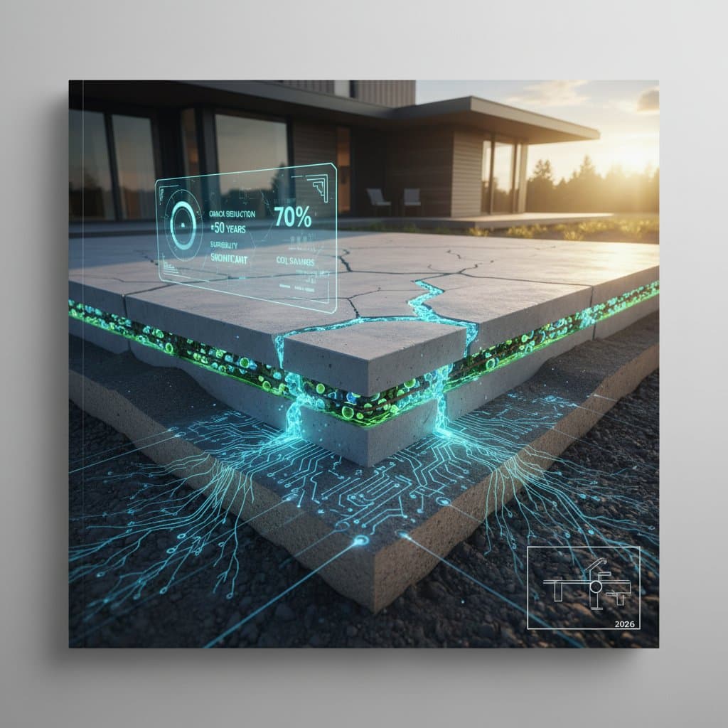 Image for Self-Healing Concrete Cuts Foundation Repairs by 70%