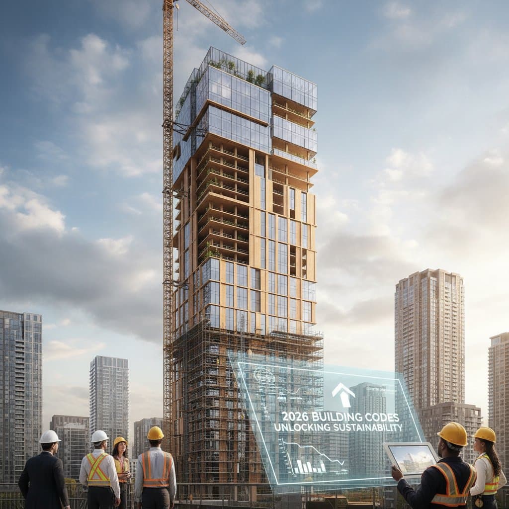 Image for Mass Timber Towers: 2026 Codes Unlock Costs & Gains