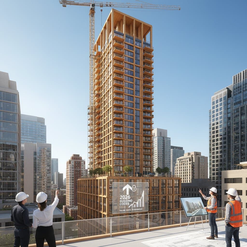 Featured image for Mass Timber Towers Reach New Heights in 2026 Codes