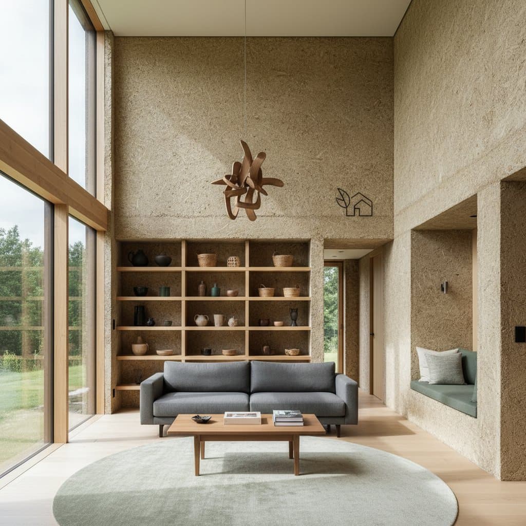 Featured image for Hempcrete Walls Breathe Life Into Modern Homes