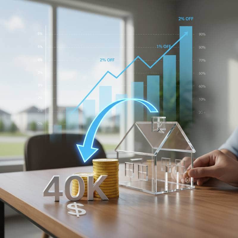 Featured image for How a 2-1 Buydown Could Save You $40K on Your Mortgage
