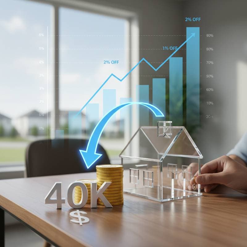 Featured image for How a 2-1 Buydown Could Save You $40K on Your Mortgage