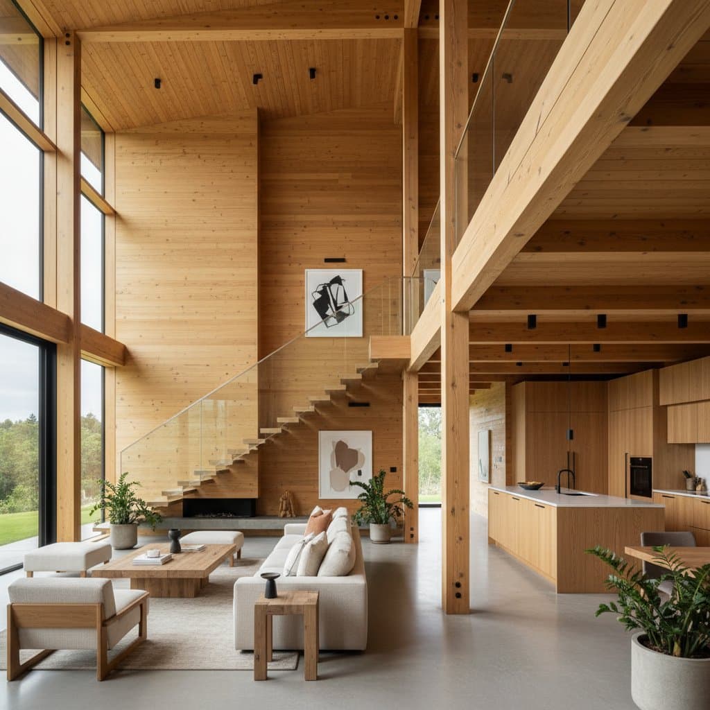 Image for Mass Timber Replaces Steel in Modern Home Building